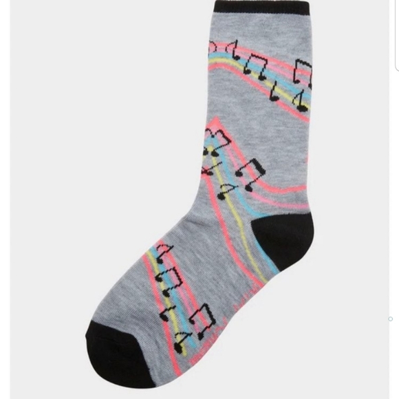 Betsey Johnson Rock & Roll 7 pairs Crew Socks Gift Set - Picture 13 of 16